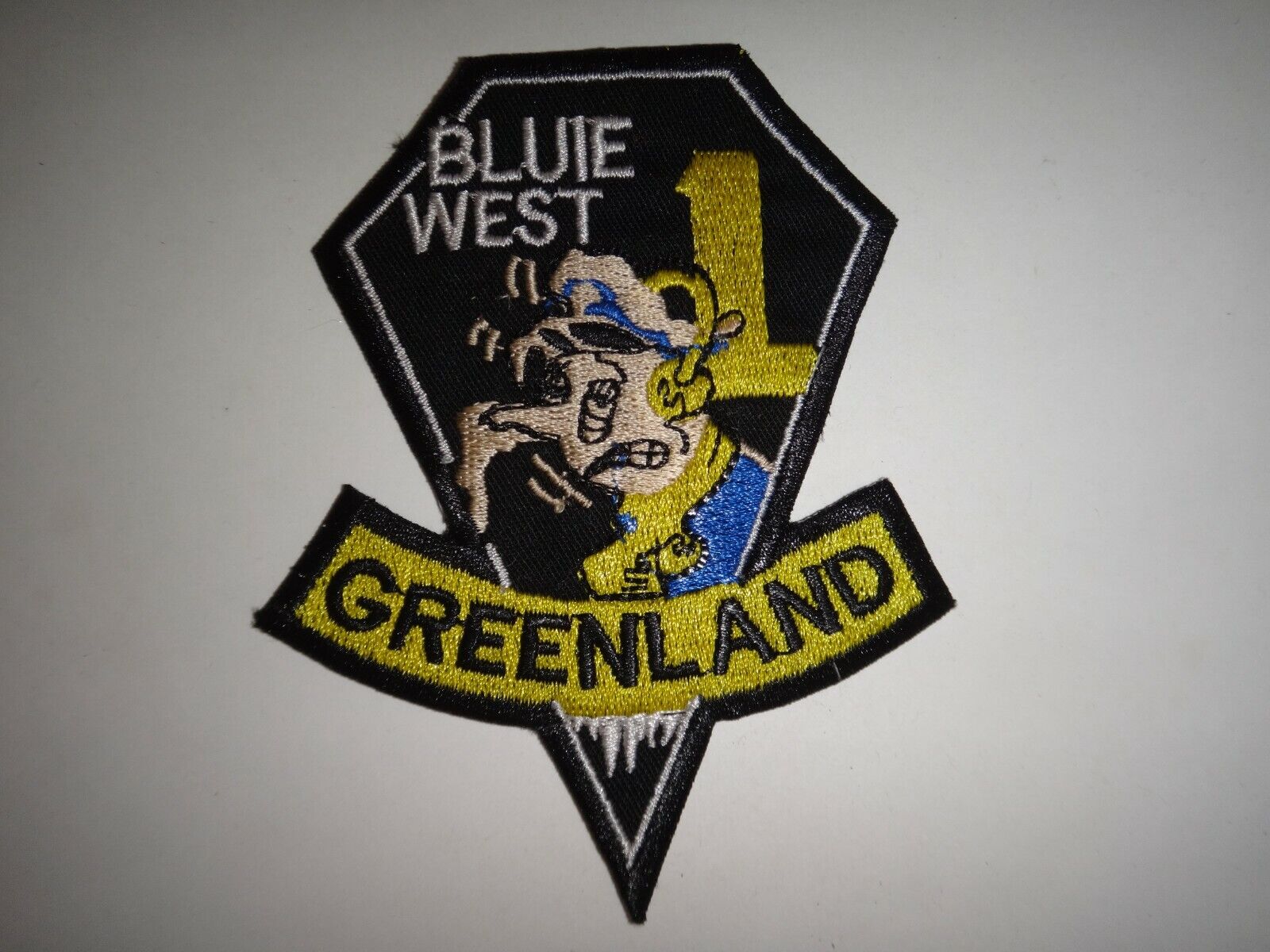 USAF Patch Military Air Field Base BLUIE WEST ONE BW-1 In GREENLAND