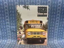 Dodge School Bus S400 1967, S500, S550, S600 folleto de ventas original