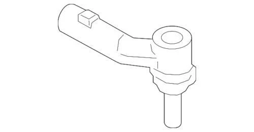 Genuine Volkswagen Steering Tie Rod End 3QF-423-811-C