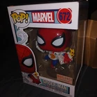Funko Pop! Marvel Spider-Man Pi Pizza Box Lunch Exclusive #672 Bobble-Head
