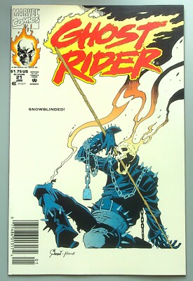 Ghost Rider #21 ~ MARVEL 1992 ~1st appearance Vengeance / Michael ...