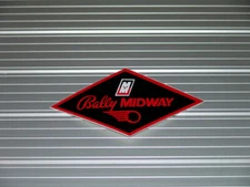 Bally / Midway Classic Coin Door Decal GREAT FOR ANY RESTORATION