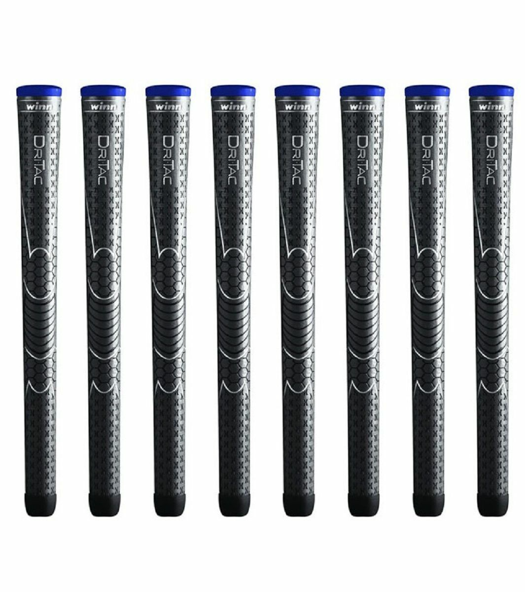 Winn DriTac Midsize (+1/16") Dark Gray DriTac 8 Pieces Golf Grips