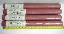 Waverly Red Wallpaper pre pasted 56.37 Square feet 4 rolls.