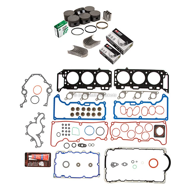 Full Gasket Set Bearings Pistons Fit 97-01 Ford Explorer Mountaineer 4.0L SOHC - Image 2 of 4