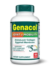 Genacol Joint & Mobility AminoLock Eggshell Membrane 180 Capsules Exp 2/2026 New