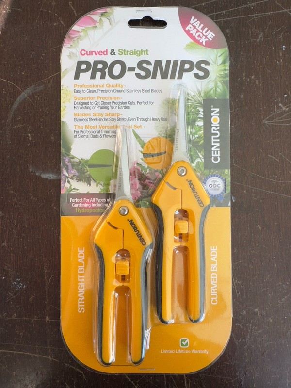 Centurion Curved & Straight Pro-Snips Straight Blade & Curved Blade