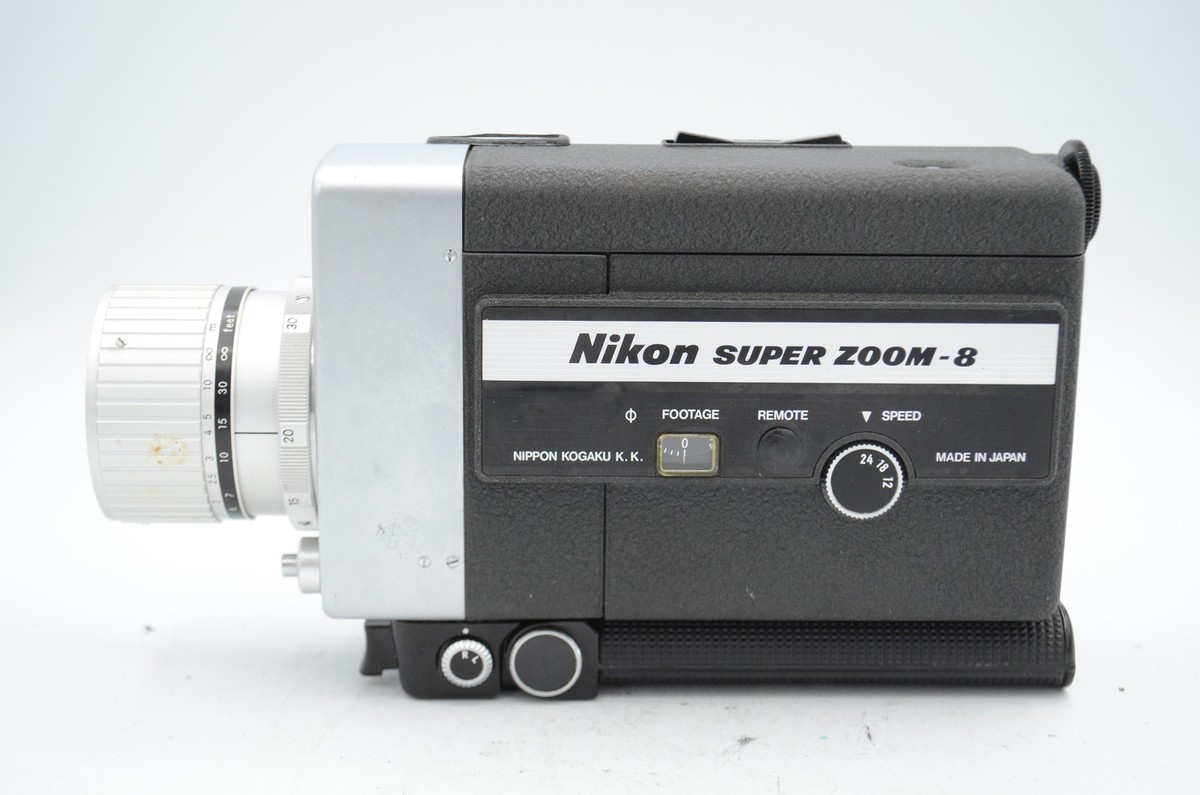 Nikon SUPER ZOOM-8 フィルムカメラ 本体 Nikon Super Zoom-8 Movie Camera With 8.8-45mm F/1.8 Lens NPK