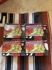 1992 Battle Clash Nintendo SNES 4 Pack Flawed Boxes Games Work