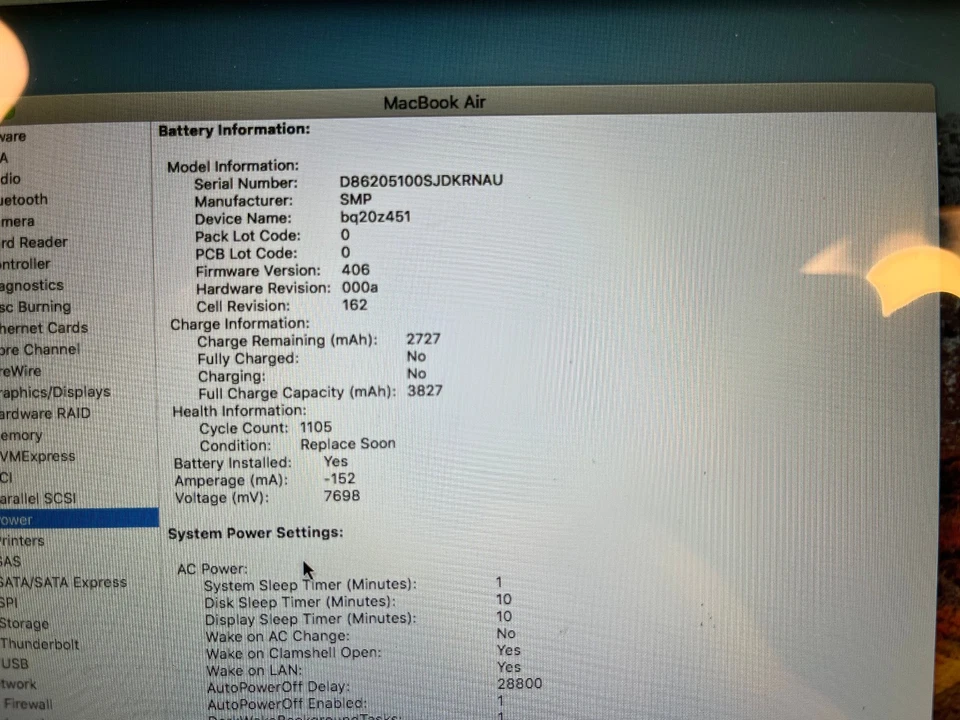 Apple Macbook Air 13" A1369 1.3GHz i5, 4GB RAM, 120 GB SSD TESTED WORKS! - Bild 3 von 4