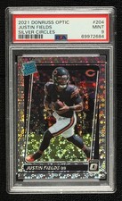 2021 Donruss Optic Rated Rookie Silver Circles Prizm Justin Fields PSA 9 1n4f
