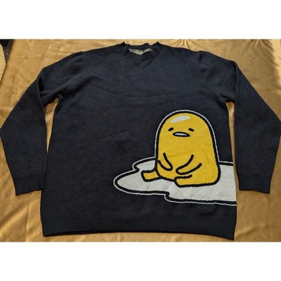 BlackMilk x Sanrio Gudetama Sweater XXL/XXXL Intarsia Knit 27''x24'' 2023