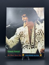 Vintage - ELVIS PRESLEY - Summer Festival Menu - LAS VEGAS HILTON 1974 SOLD OUT