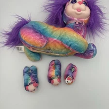 Puppy Surprise Cherry Mother & 3 Puppies Plush Stuffed Animal - 1 Runt -