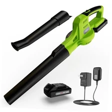 Leaf Blower Cordless,Electric Leaf Blower with a 20V 10C 2000mA Battery and 