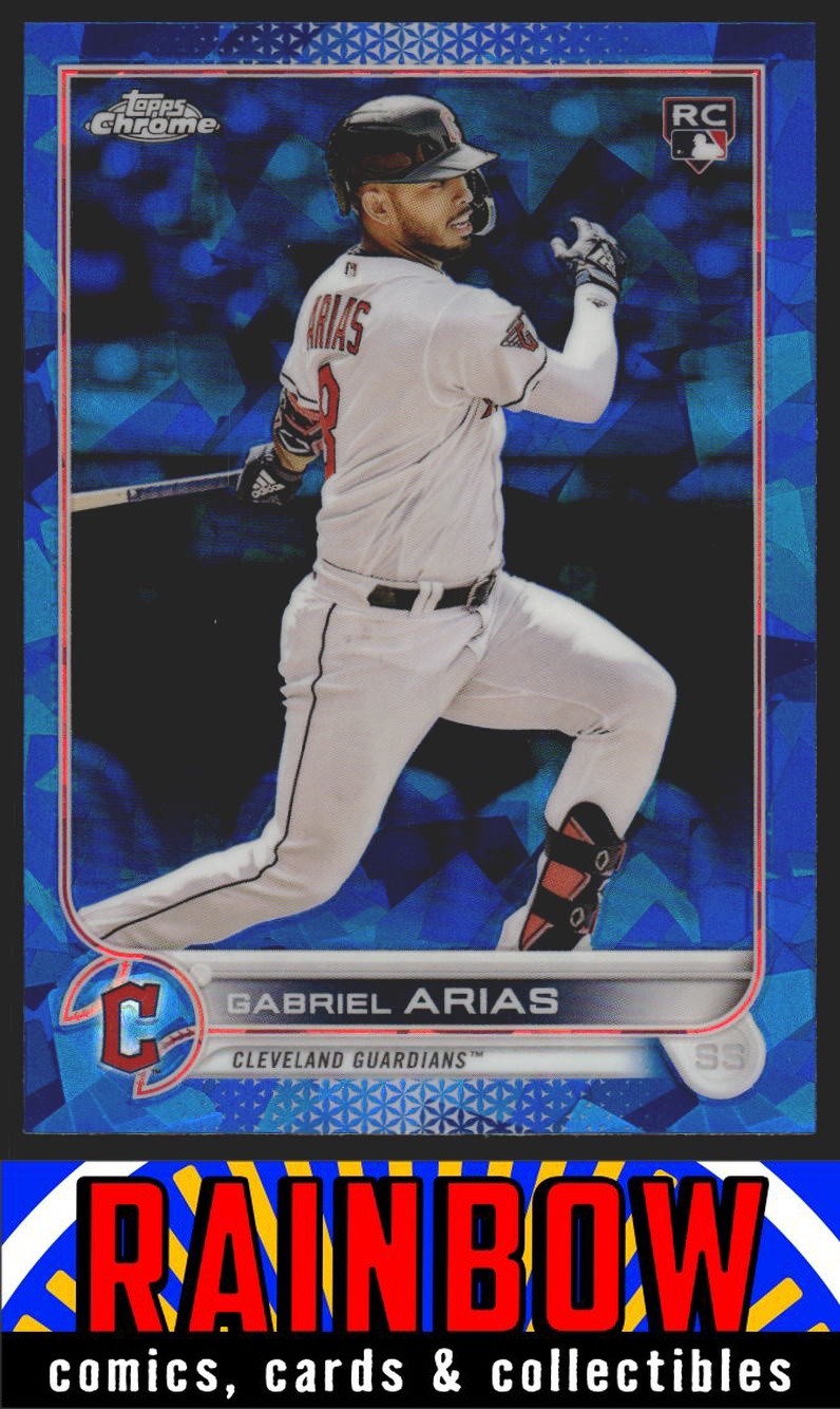 2022 Topps Chrome Update Sapphire Edition #US248 Gabriel Arias Rookie Guardians