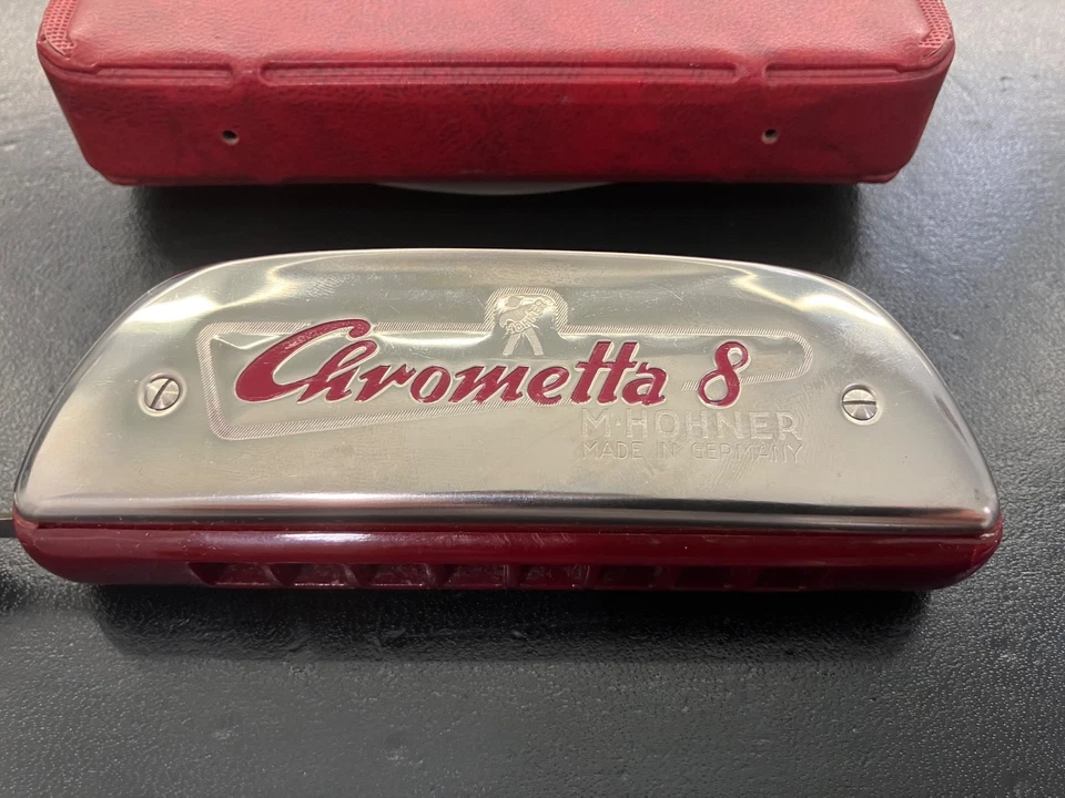 Hohner Chrometta 8 key C with case Germany GREAT CONDITION - Image 4 of 4