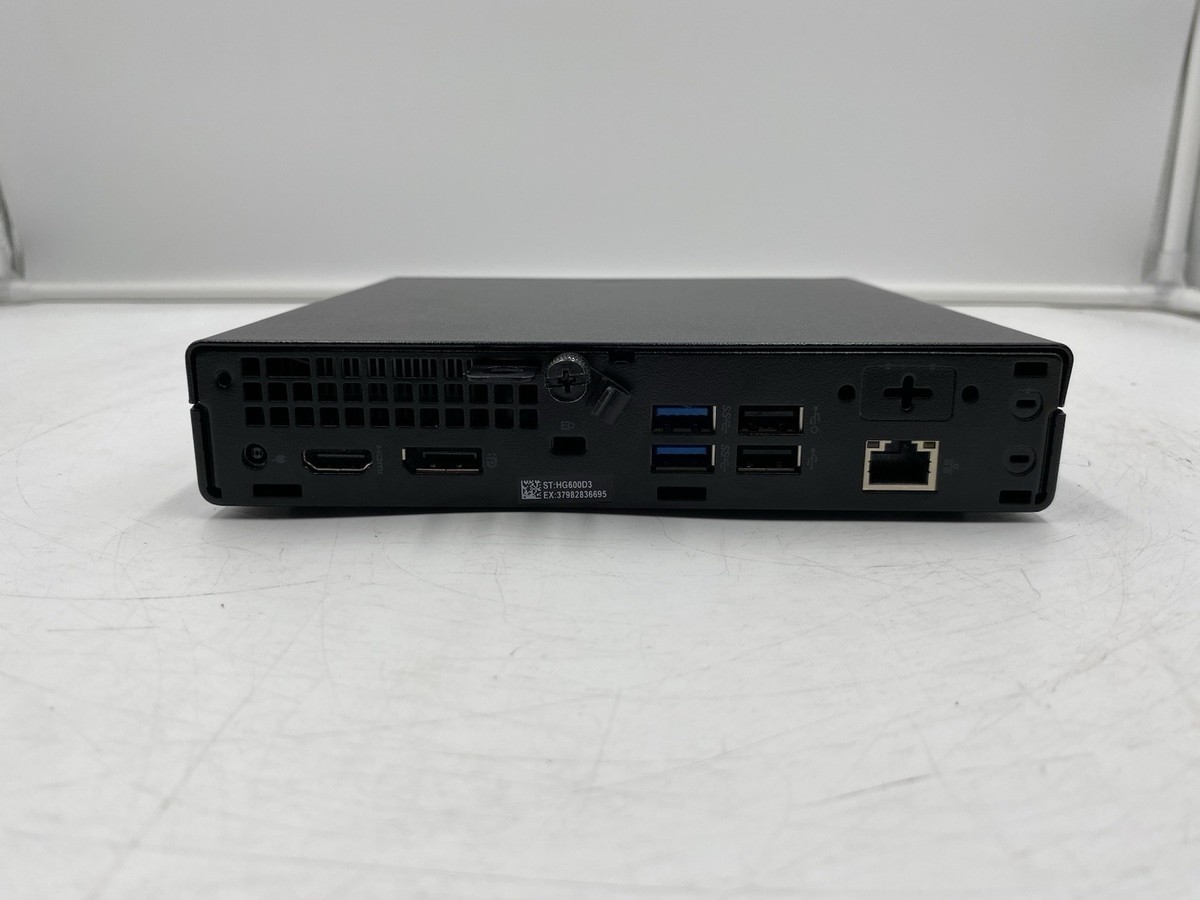 Dell Optiplex 3080 Micro i5-10500T 2.30GHz 16GB RAM 256GB NVMe SSD 