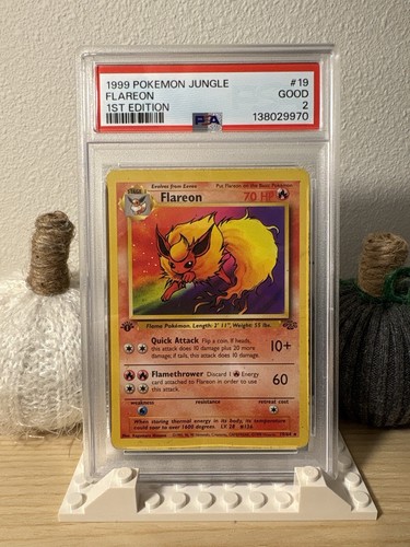 Flareon (1st Edition) graded PSA 2 for sale on eBay