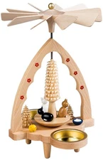 16381 - Richard Glaesser Pyramid - Cats - 8"H x 6"W x 5"D