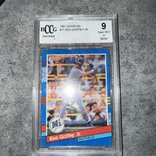 1991 Donruss - Three Yellow Lines Right Border #77 Ken Griffey Jr