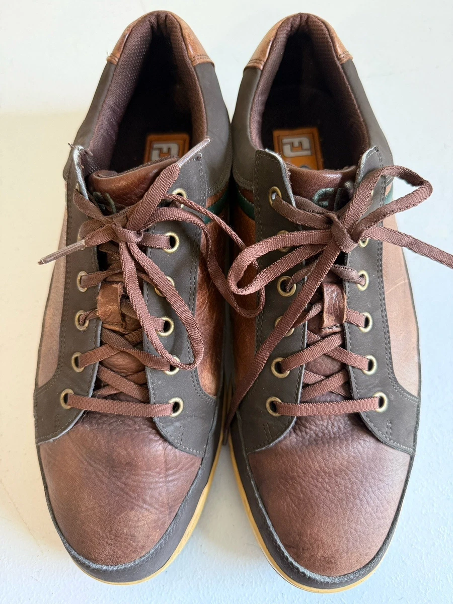 FootJoy FJ Golf Loafers Mens 8.5 W Wide‎ Club Casuals Brown Leather Shoes 79054 FootJoy FJ Golf Loafers‎ Mens 8.5 W Wide Club Casuals Brown  main image 4