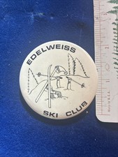 edelweiss ski and sports Club Button lake tahoe pinback pin back los angeles