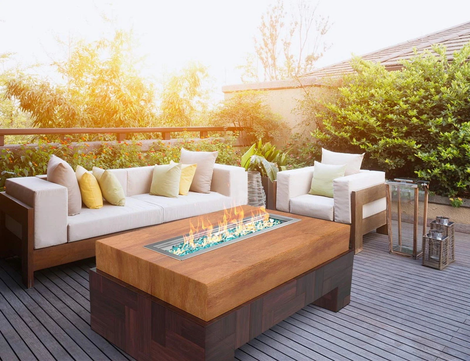 Skyflame Linear Fire Pit Pan and Burner - Thumbnail 4