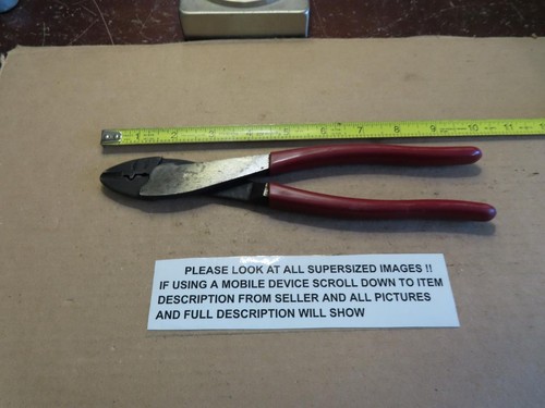 Klein Tools 1005 Crimping Cutting Tool MADE IN USA LIGHTLY USED CRIMPERS