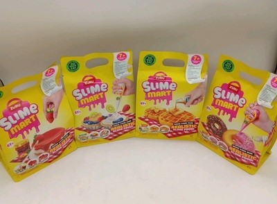 ZURU Slime Mart Realistic Slime Food Lot Of 4, Waffle, And Others New Sealed!