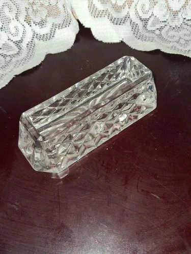 Waterford Crystal Lismore Desk Accessory - Acid Etched Mark