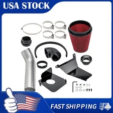Cold Air Intake Kit & Heat Shield For Chevy Tahoe Power Flow Pipe Hose System