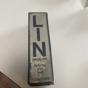 Beeper pager vintage 70’s or 80’s. LIN Communications.