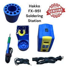 Hakko FX-951-66 Soldering Station w/ Iron & Holder – Genuine – Used Tested