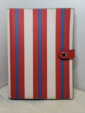 Coach Signature Notebook Cover with Ring Note Unused PVC Canvas Leather