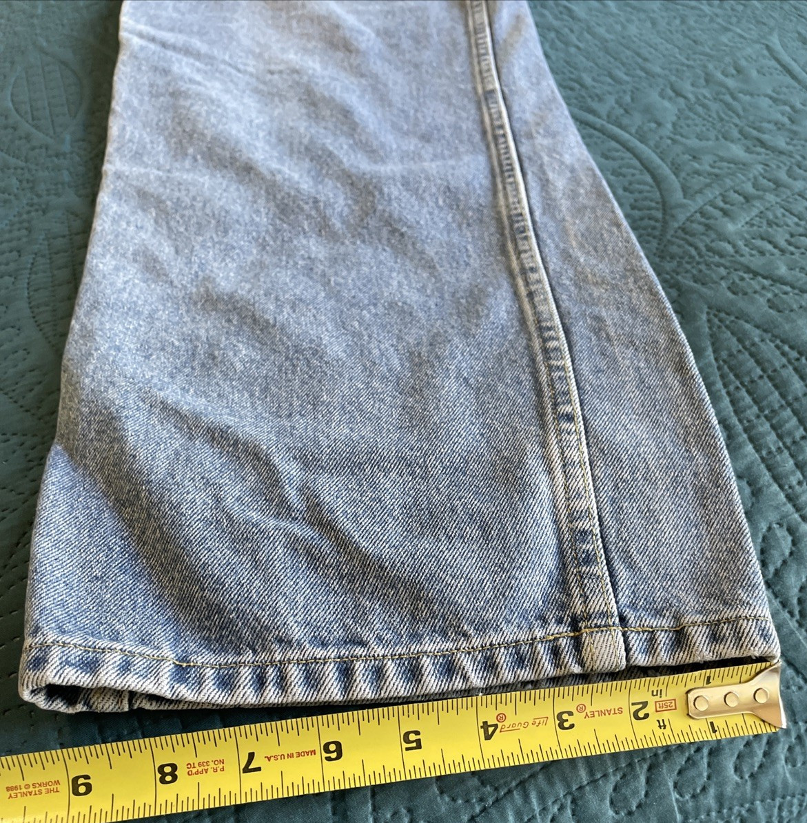 Vintage Y2K Tommy Hilfiger Carpenter Style Denim Jeans Size 34x32 Blue