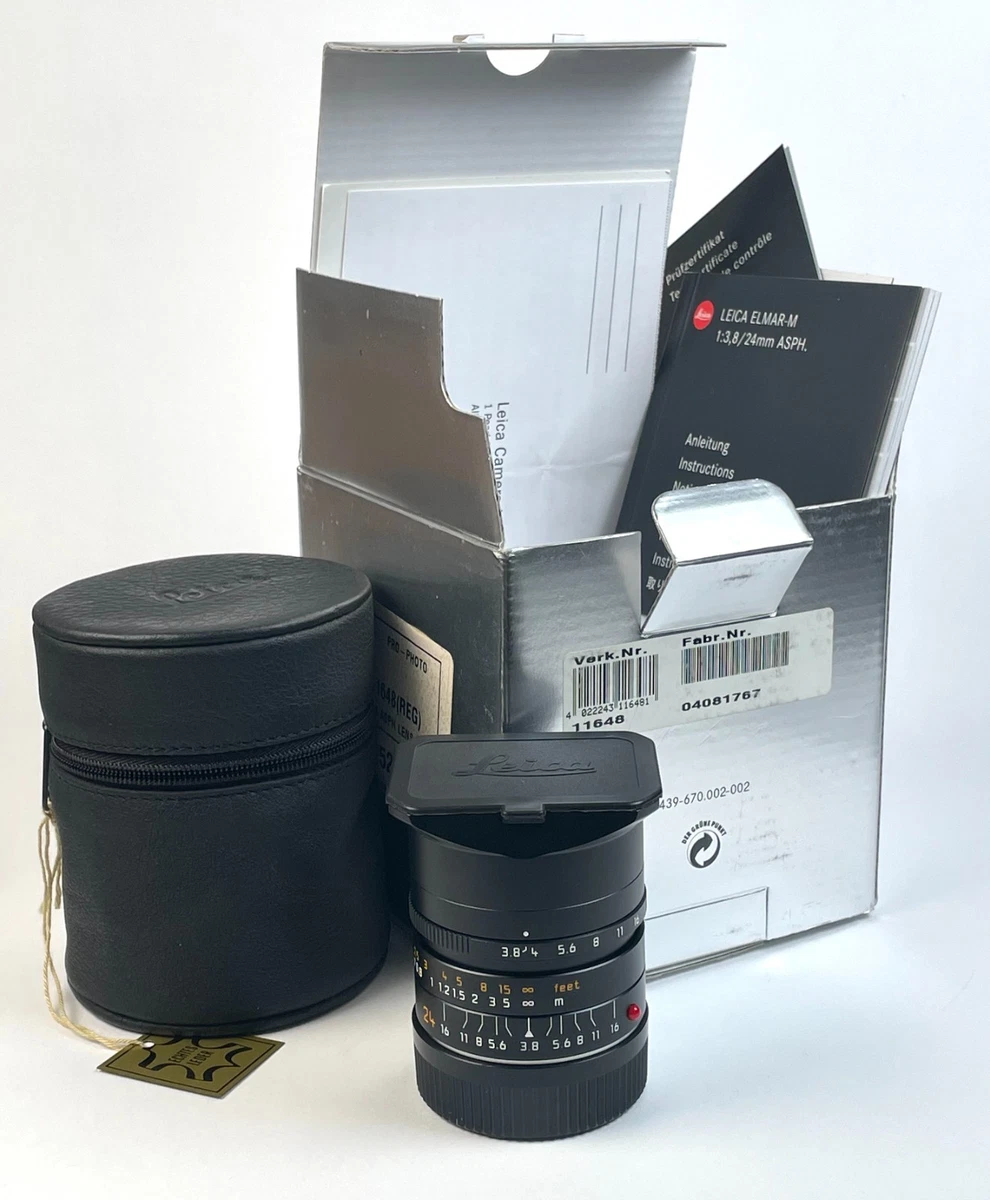 Leica ELMAR-M f/3.8 Camera Lenses 24mm Focal for sale | eBay