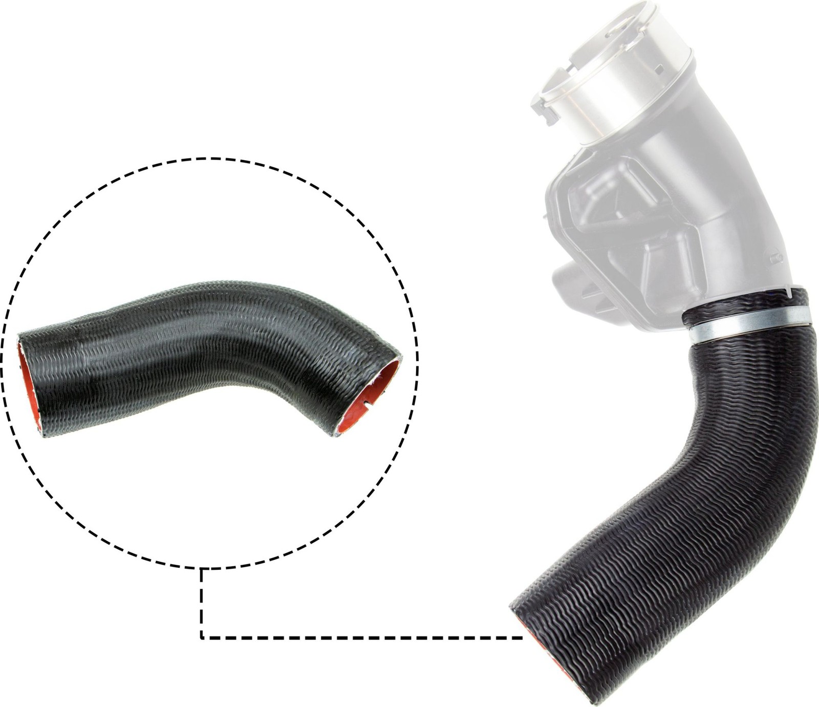 Gaine de suralimentation GATES 09-1241 pour moteur turbo VOLVO