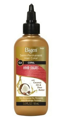 (1) Bigen Semi-Permanent Haircolor #Cl4 Coral, 3 oz