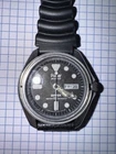 VINTAGE PULSAR (SEIKO) V348-6030 150M MEN'S DIVER, DAY/DATE, MISSING BEZEL