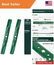 942-04308 High Lift Mulching Mower Blades, 6 Point Star, 2 Pack