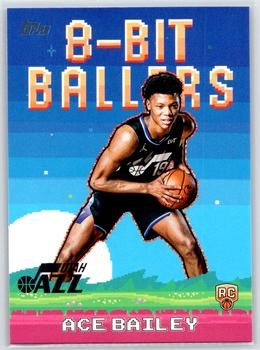 Ace Bailey 2025-26 Topps - 8-Bit Ballers #8B-35 - Utah Jazz