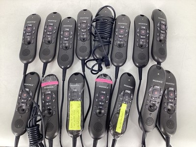 LOT OF 16 Nuance Dictaphone 0POWM2N-005 PowerMic II Dictation Microphone *Read