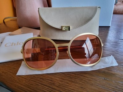 CHLOE CE149S 765 Gold/Coral Lens 69mm Sunglasses (#802)