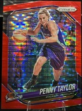 Penny Taylor 2025 Panini Prizm WNBA #30 - Red Pulsar Prizm #169/299 Mercury