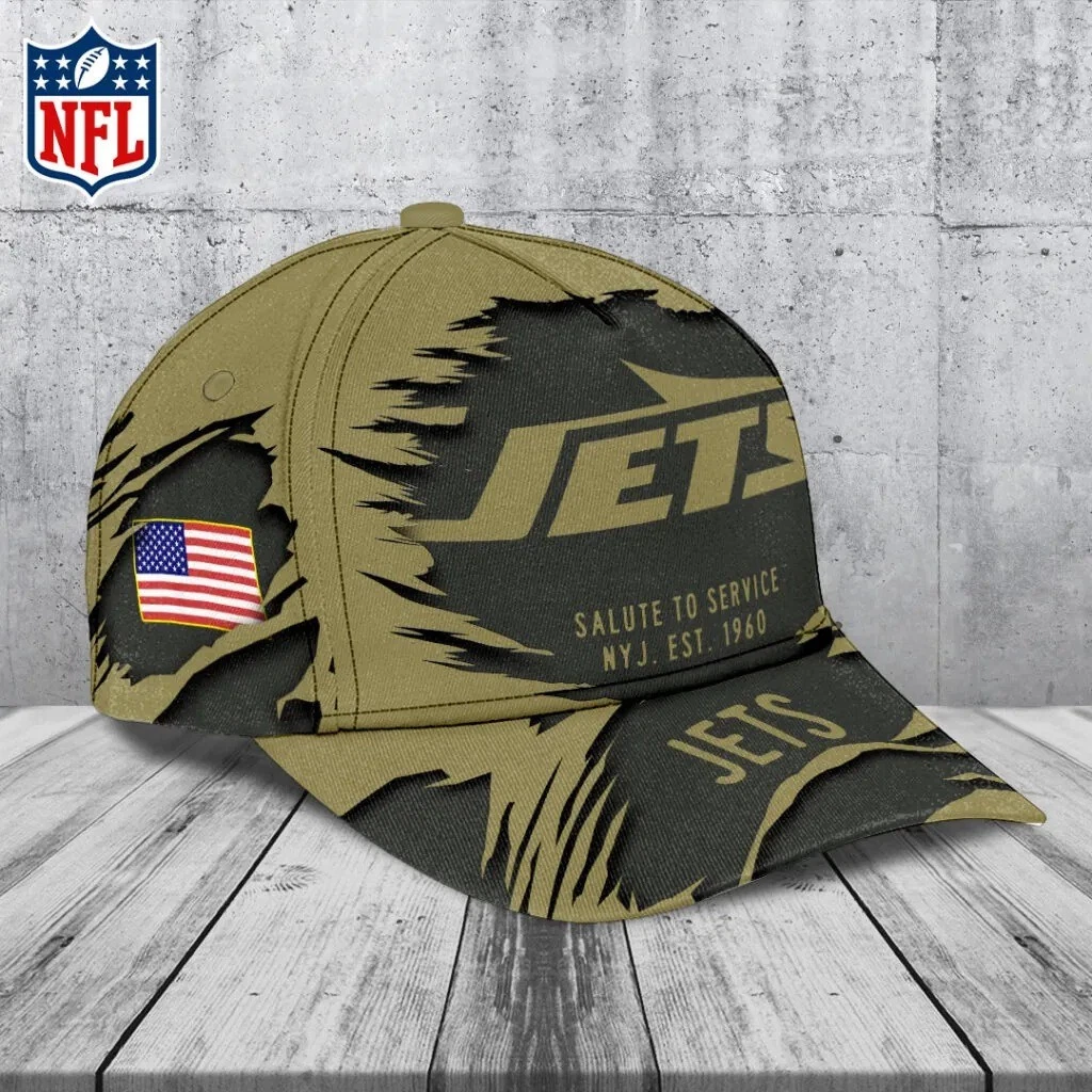 Jets 2025 Salute to Service  Cap