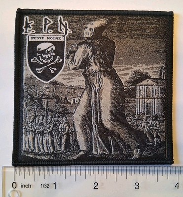 Peste Noire　ブラックメタル black l Peste Noire La Sanie des siècles Black Border Woven Patch | eBay