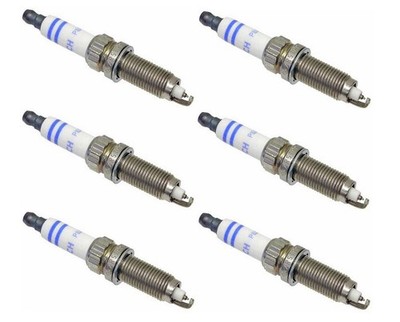 Set of 6 Spark Plug ''High Power'' (OEM) BOSCH ZR5-TPP-33 for BMW Brand New