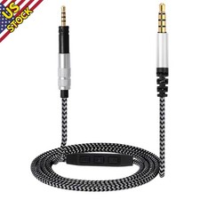Headphone Replacement Cable with Remote Mic For Sennheiser HD598 HD558 HD518 H