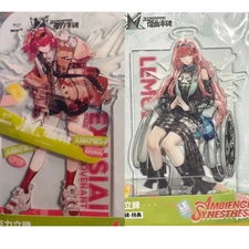 2Pcs Set Anime Arknights Exusiai Lemuen Acrylic Standing Figure Decoration Model